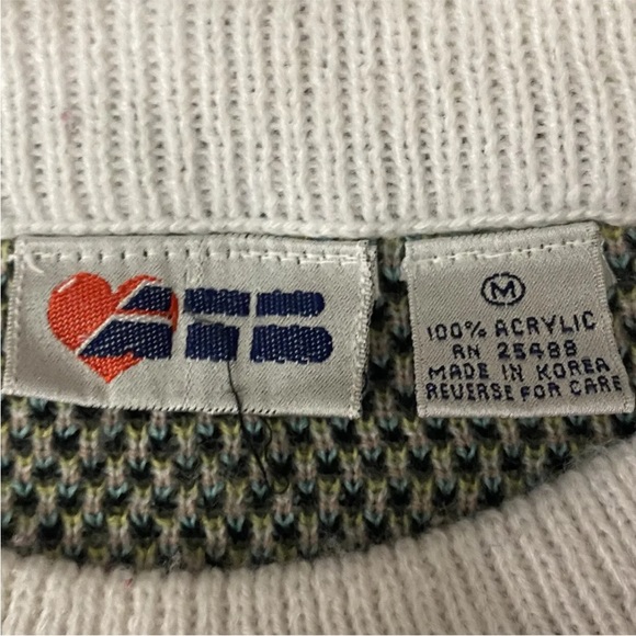 Vintage Sweater 💕 80s Retro Pastel - Picture 12 of 12